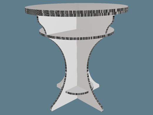 ICB20101 Bar Table 3D render