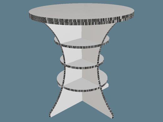 ICB20102 Bar Table 3D render