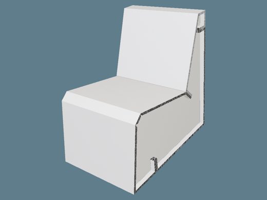 ICB20200 Chair 3D render
