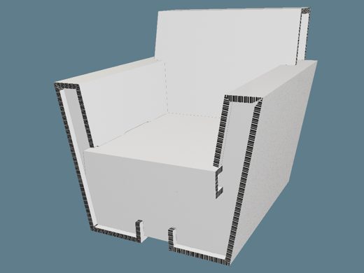 ICB20221 Armchair 3D render