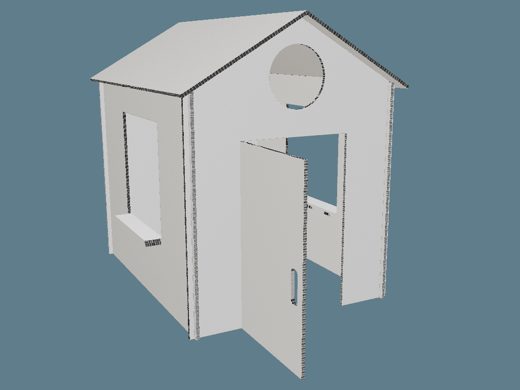ICB20800 Playground House 3D render