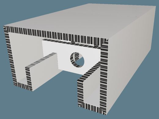 ICB20903 Mini Bulkhead 3D render