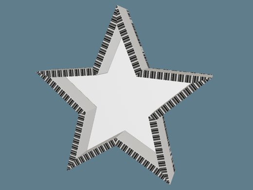 ICB20920 Star 3D render