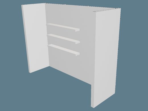 ICB40001 Wall Stand 3D render