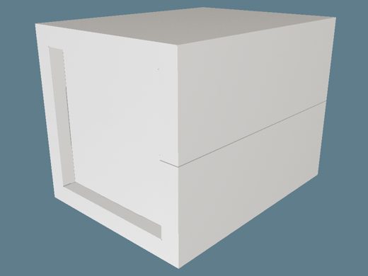 ICB40002 Wall Box 3D render