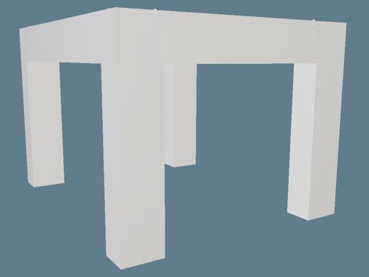 ICB40005 4 column Arch 3D render